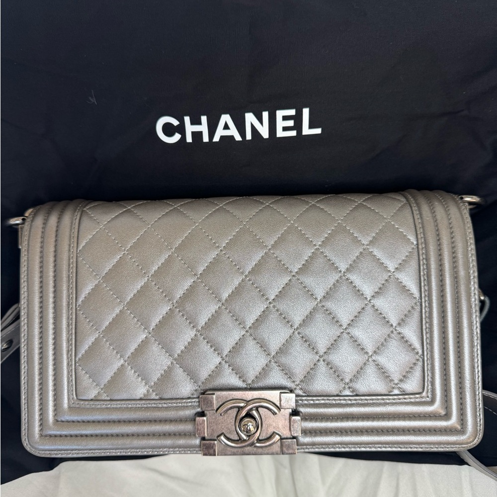 Chanel Calfskin Boy Bag